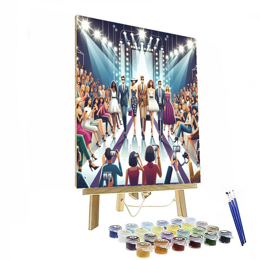 Milan Fashion Week Paint By Number