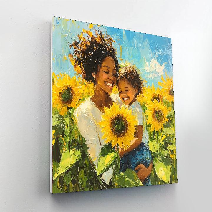 Sunflower Hugs Painting By Numbers Kit