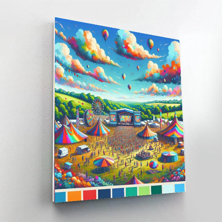 Bonnaroo Music & Arts Festival - Tennessee, Usa Numbered Painting Kits