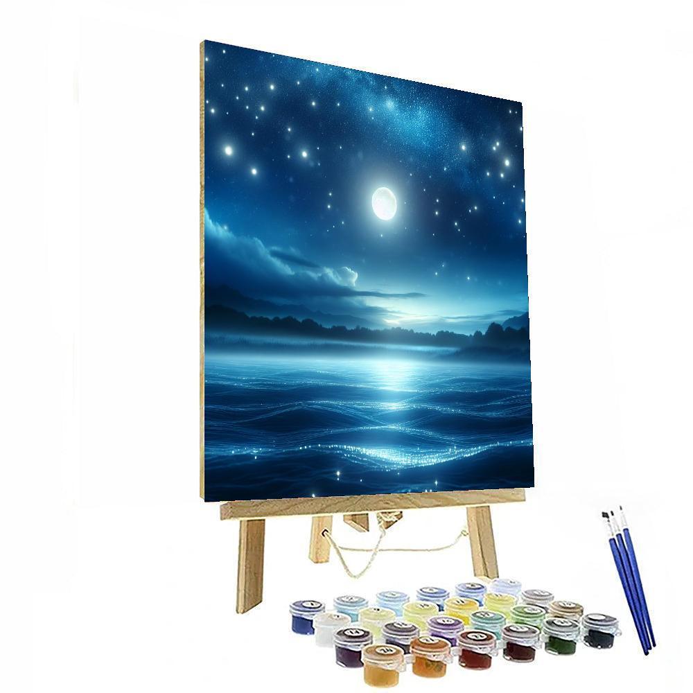 Dancing Stars And Moonlight Paint By Numbers