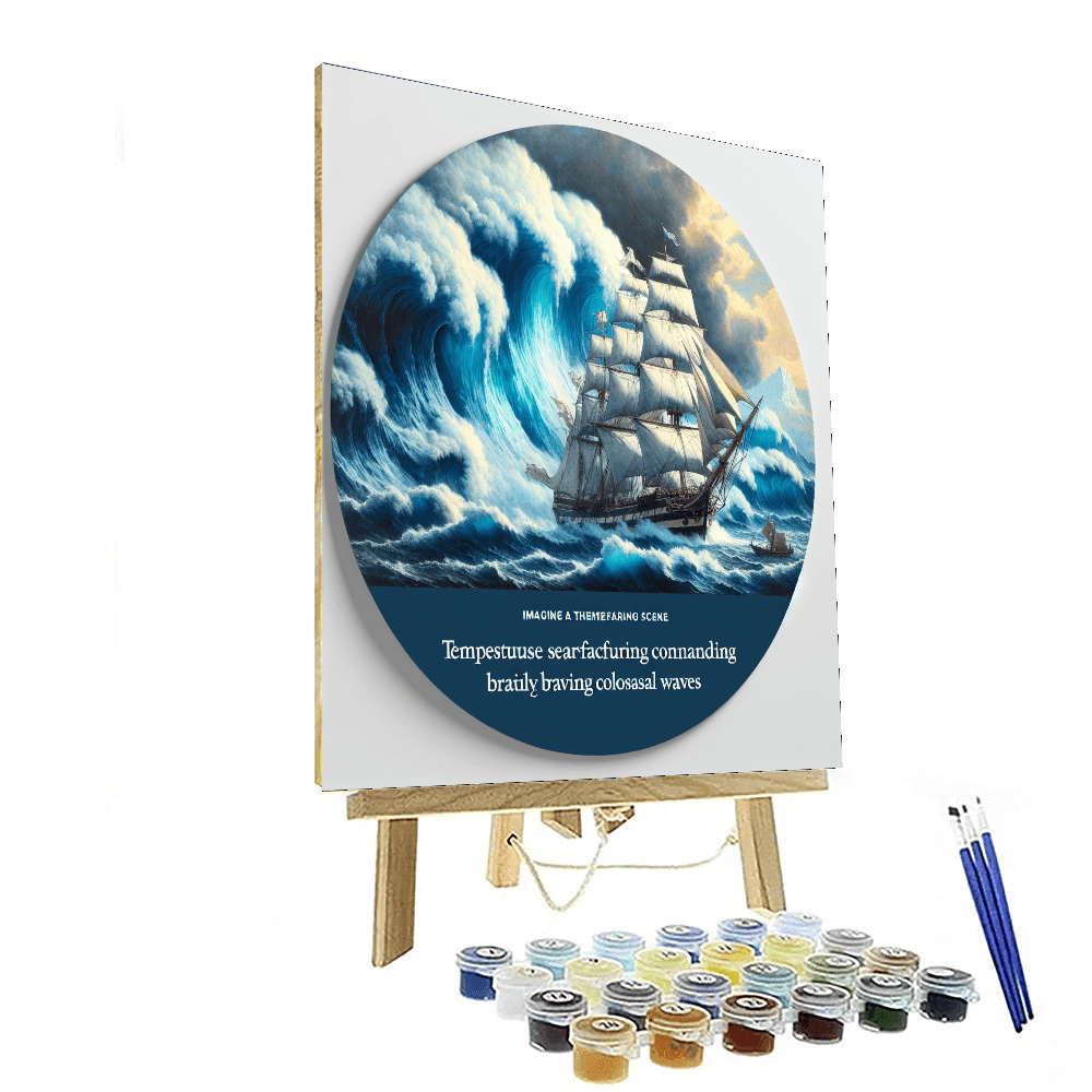 Dynamic Nautical Adventure DIY Paint By Numbers