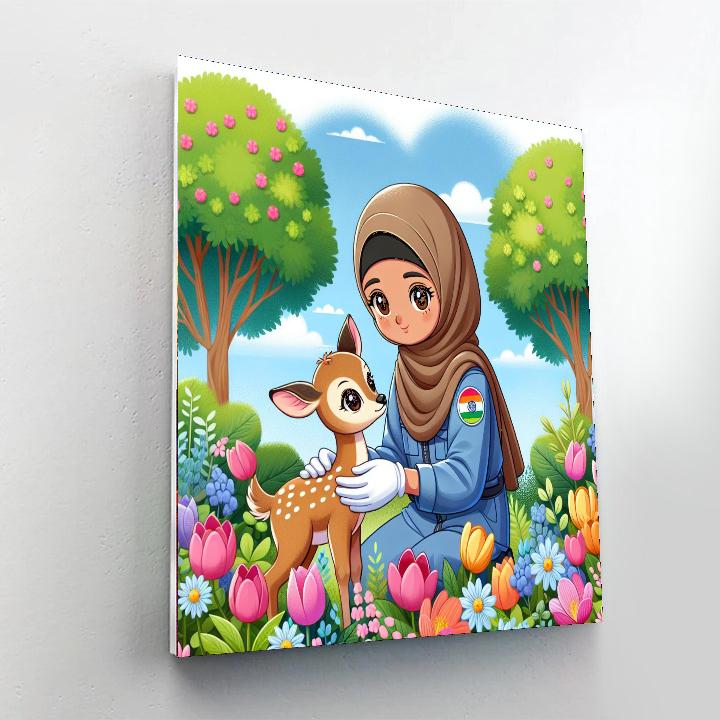 Wild Animal Rescue Numbered Painting Kits