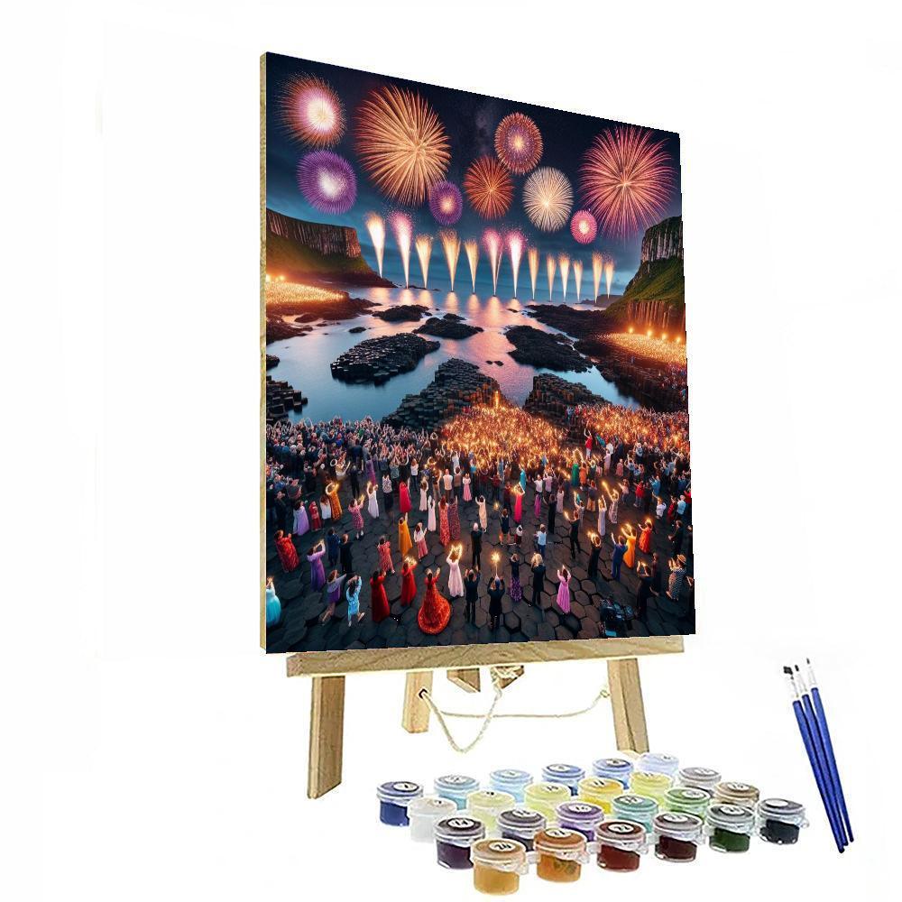 Giant's Causeway International Musical Fireworks Festival Paint By Color
