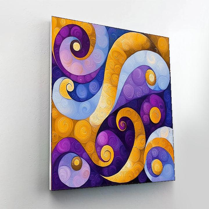 Gustav Klimt Inspired Dreamscape Motifs  Paint By Numbers Art