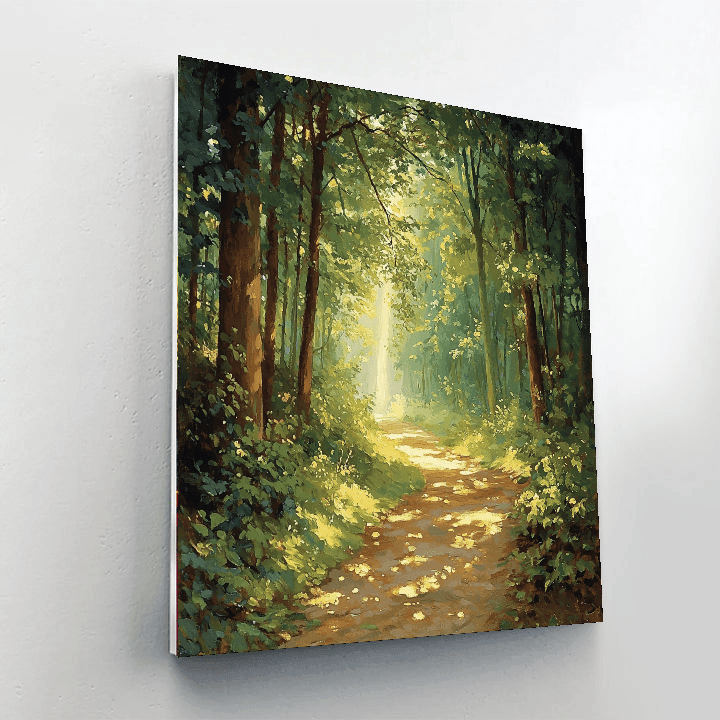 Claude Monet Inspired Mystic Forest Path  Paint By Number