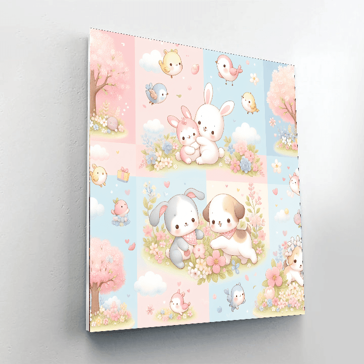 Cute Critters Paint By Numbers