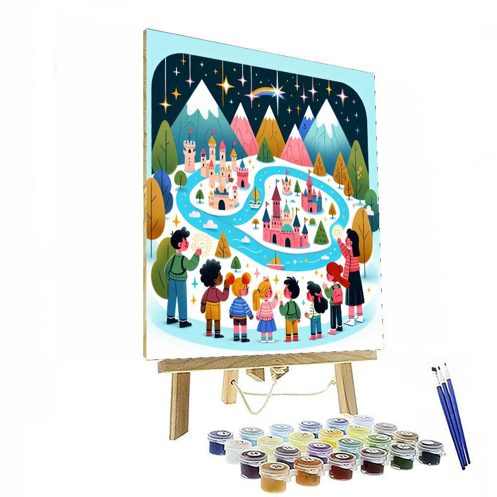 Mythical Map Quest Number Painting