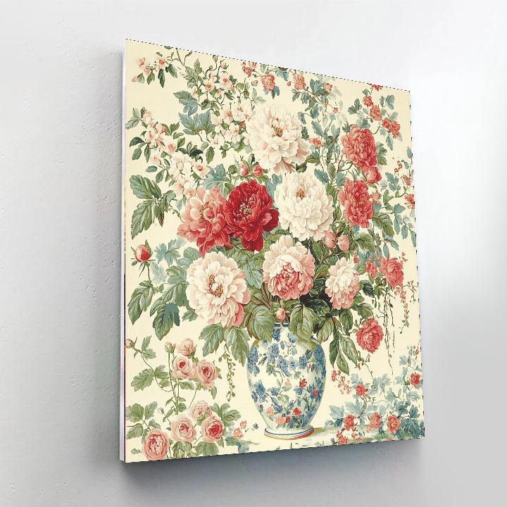 Pierre-Joseph Redouté Inspired Botanical Whimsy  Paint By Numbers Kits