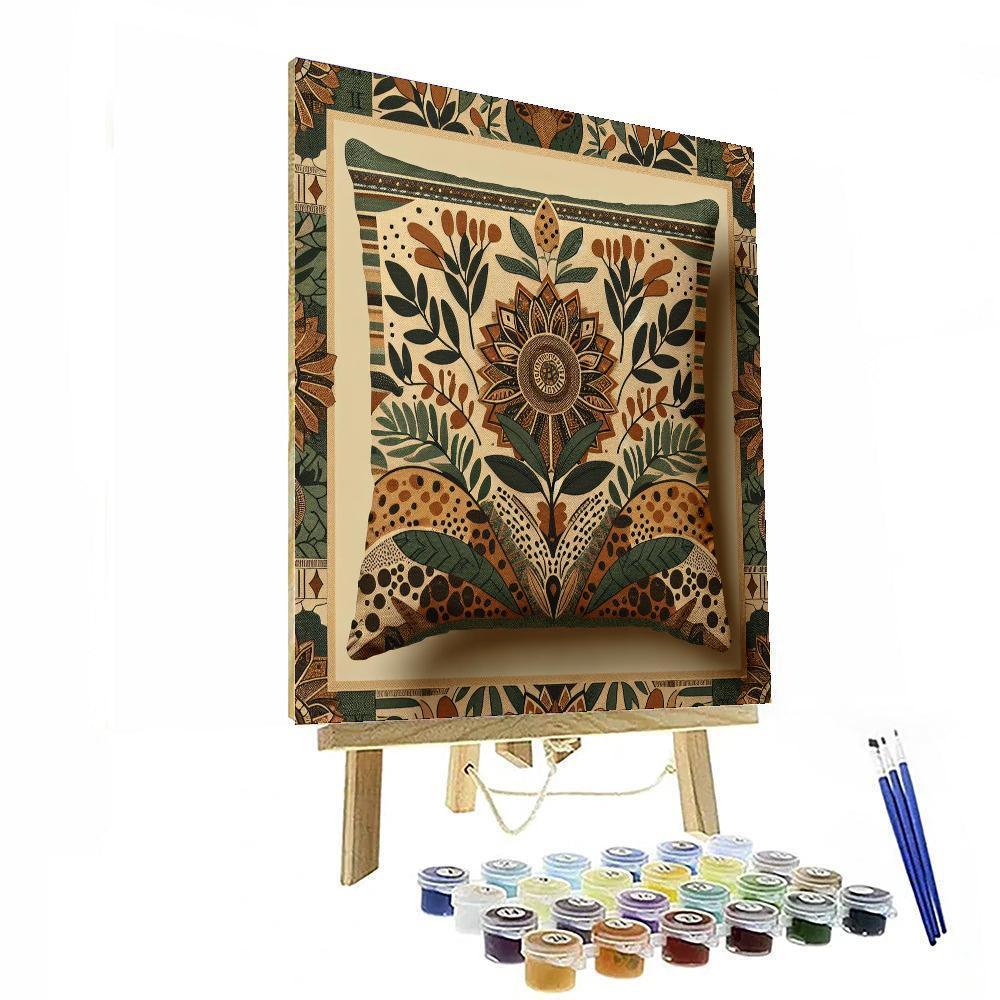 Savannah Dreaming Cushion Paint By Number