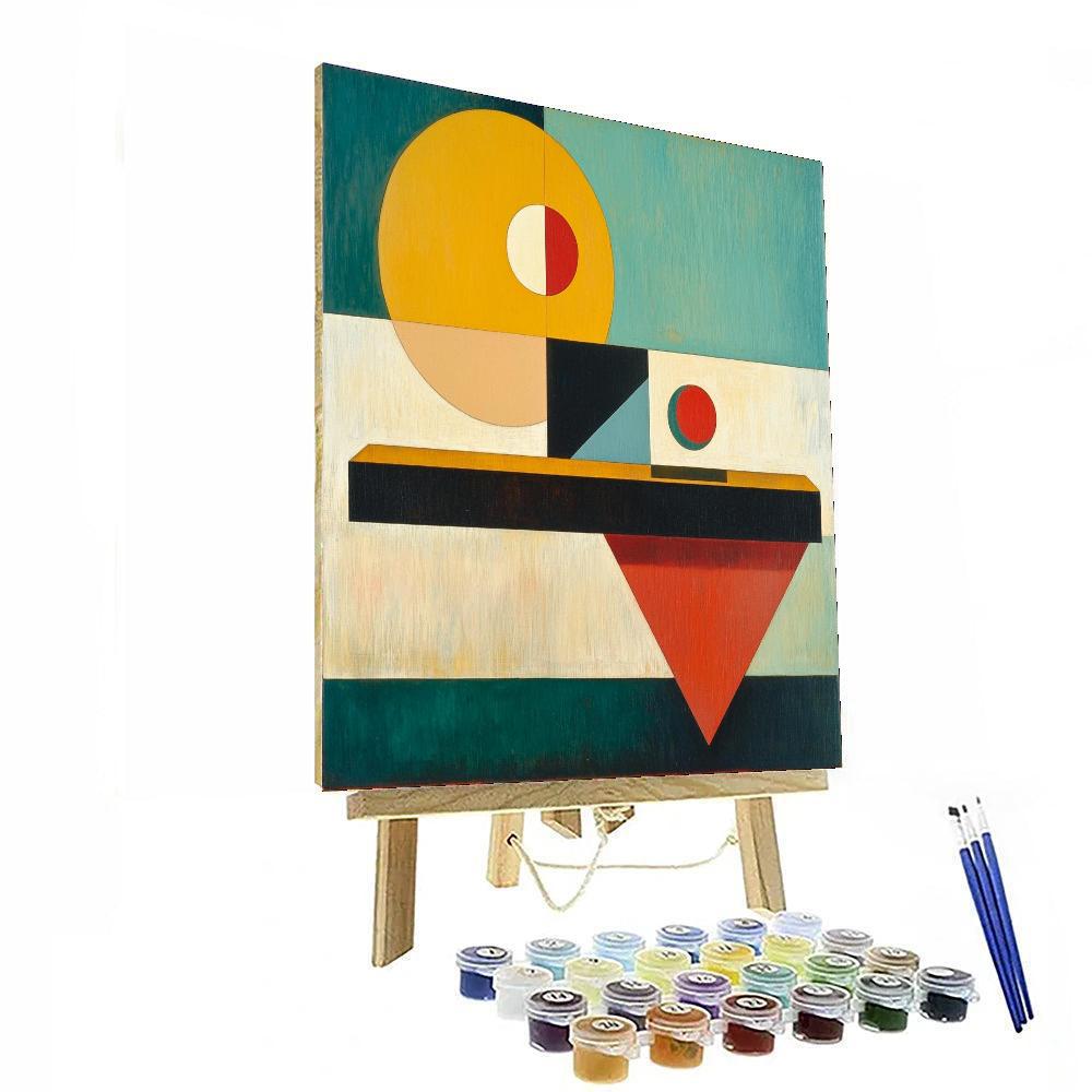 Kazimir Malevich Inspired Aesthetic Balance  Paint By Color
