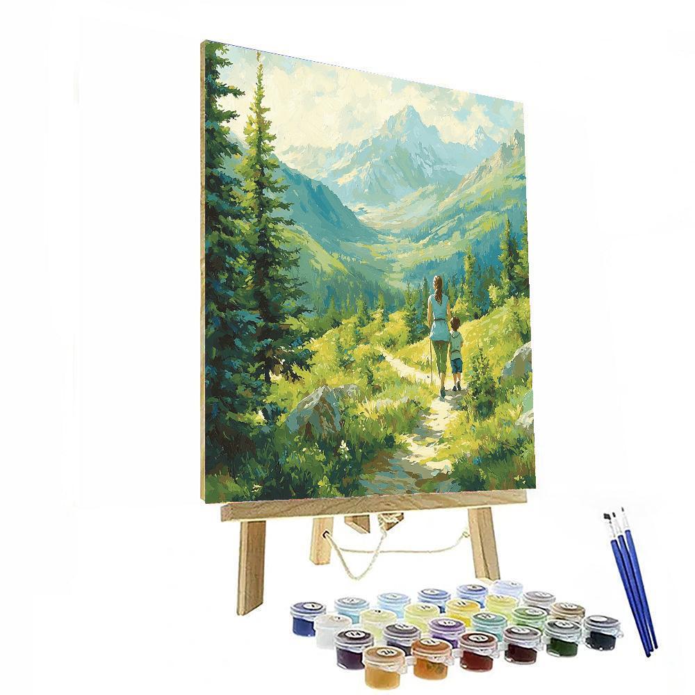 Hiking Together Paint By Number