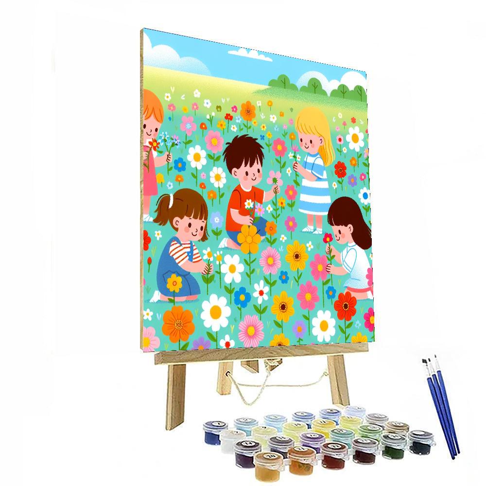 Wildflower Wonder Number Painting