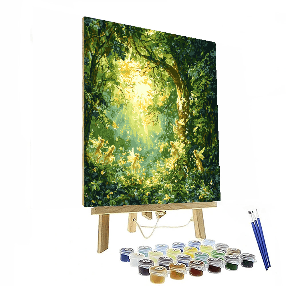 John William Waterhouse Inspired Mythical Forest Whimsy  Paint By Number