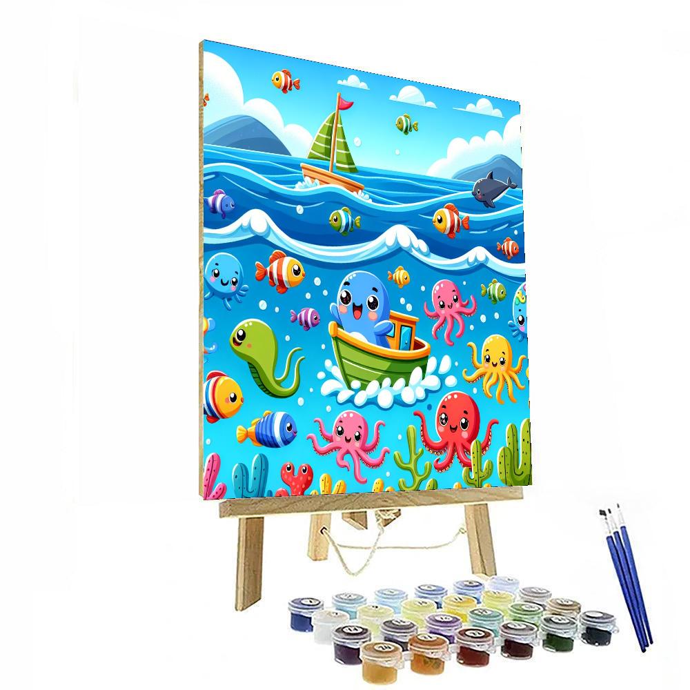 Joyful Ocean Quest Number Painting