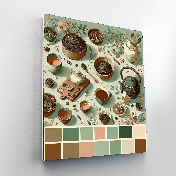 Gourmet Tea Experience Paint By Color