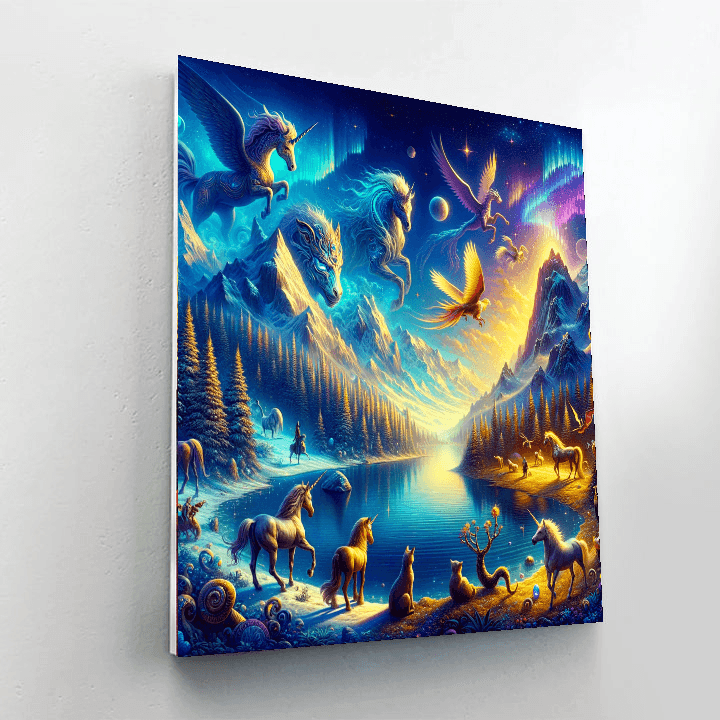 Fantasy Realm Adventure Paint By Number