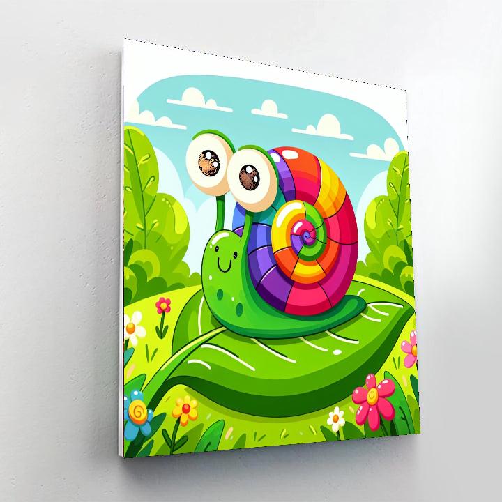 Funky Snail Painting By Numbers Kit