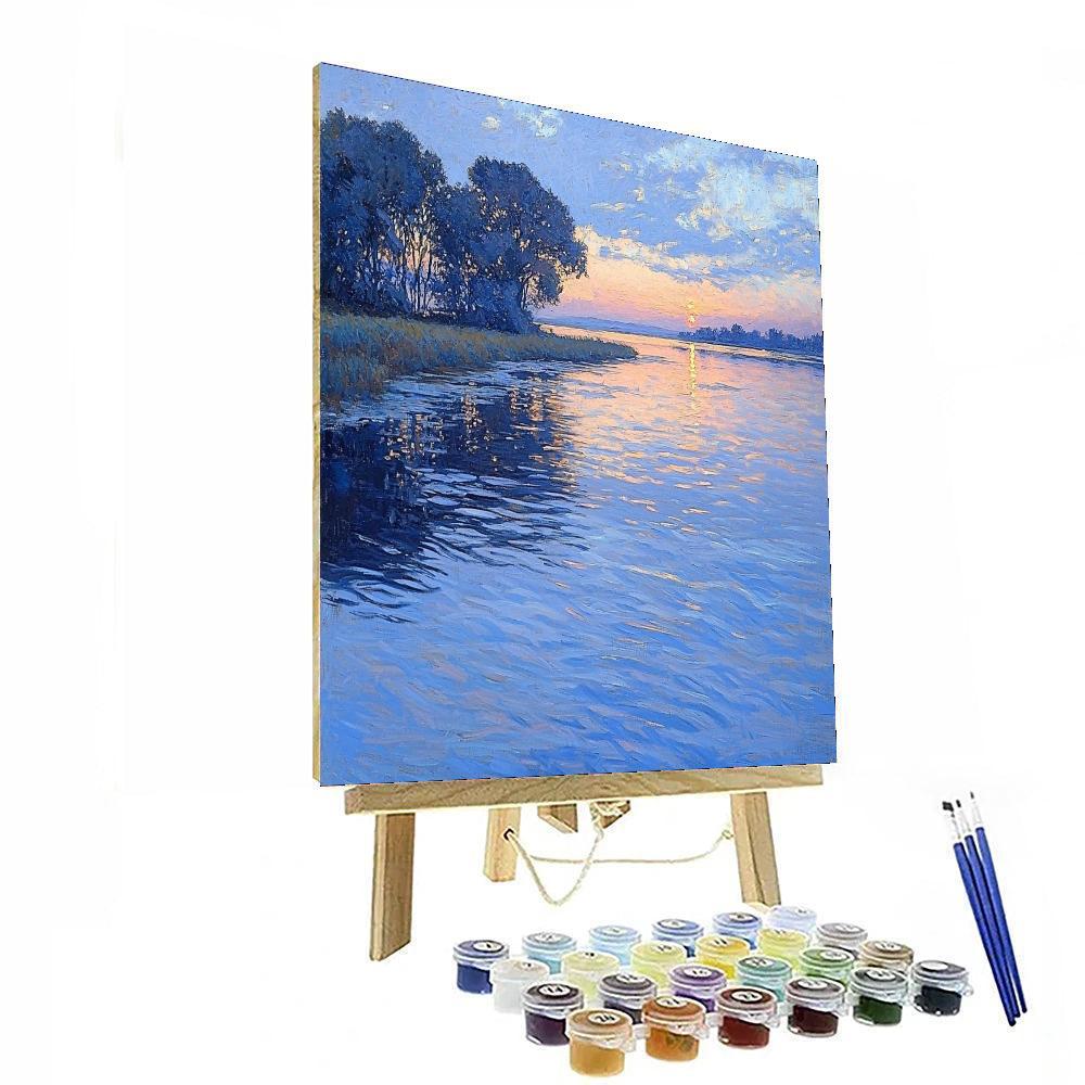 Edgar Degas Inspired The Calm Of Rippling Reflections  Paint By Numbers