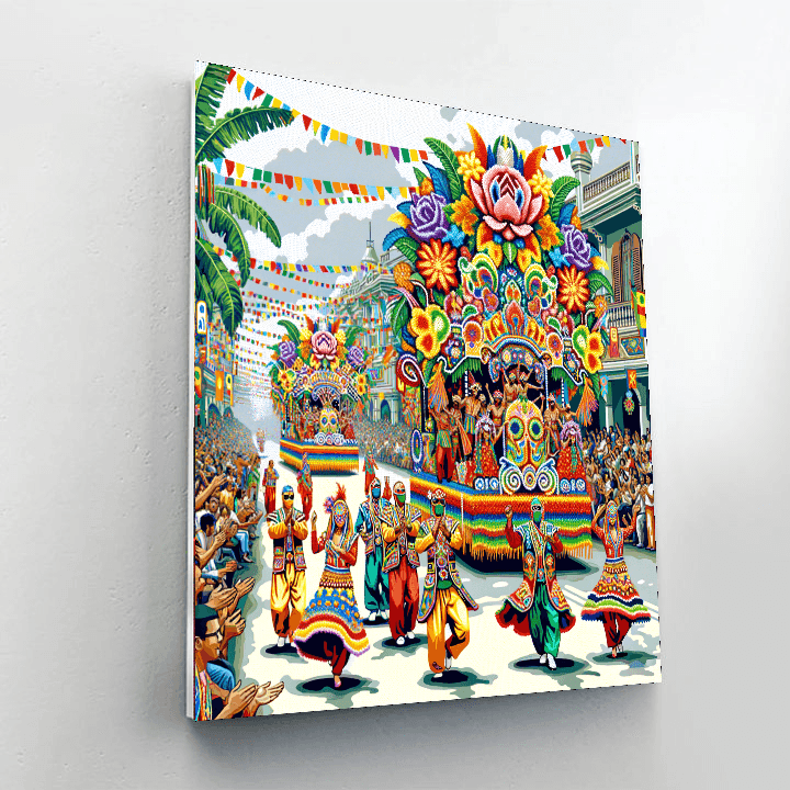 Carnaval De Barranquilla - Barranquilla, Colombia Paint By Number