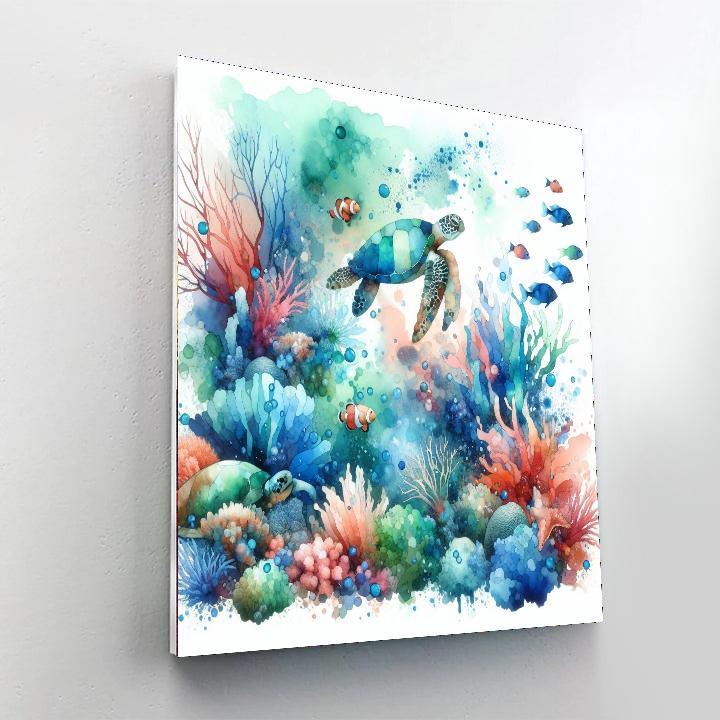 Whimsical Underwater Realm Paint By Number