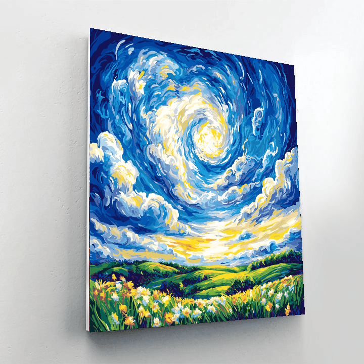Vincent Van Gogh Inspired Summer Skies  Paint By Numbers Kits