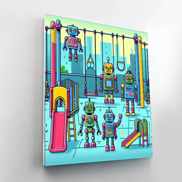 Robot Rascals Number Painting