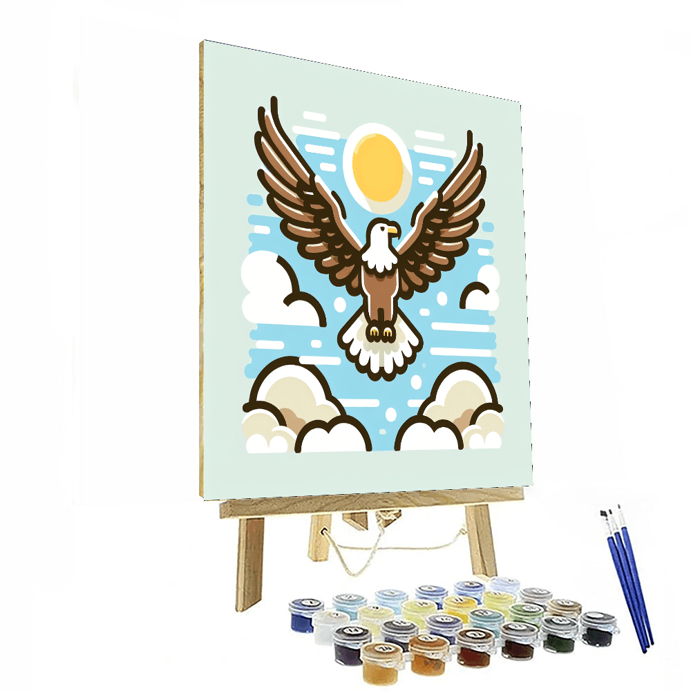 Daring Eagle Painting Number Kit
