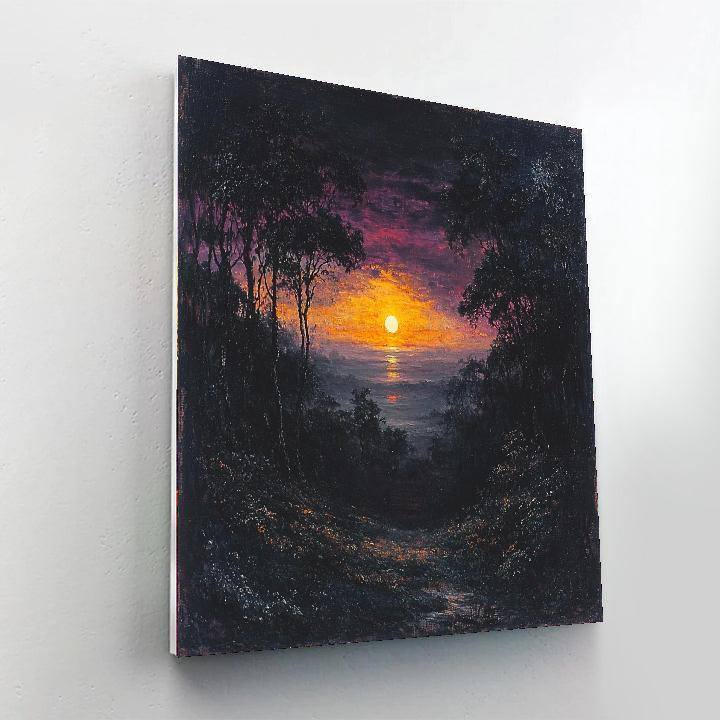 J.M.W. Turner Inspired Gothic Twilight Reverie  Paint By Numbers Kits