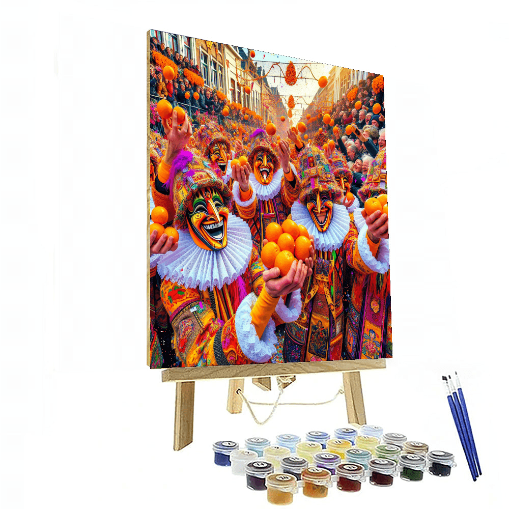 Karnaval De Binche Number Painting