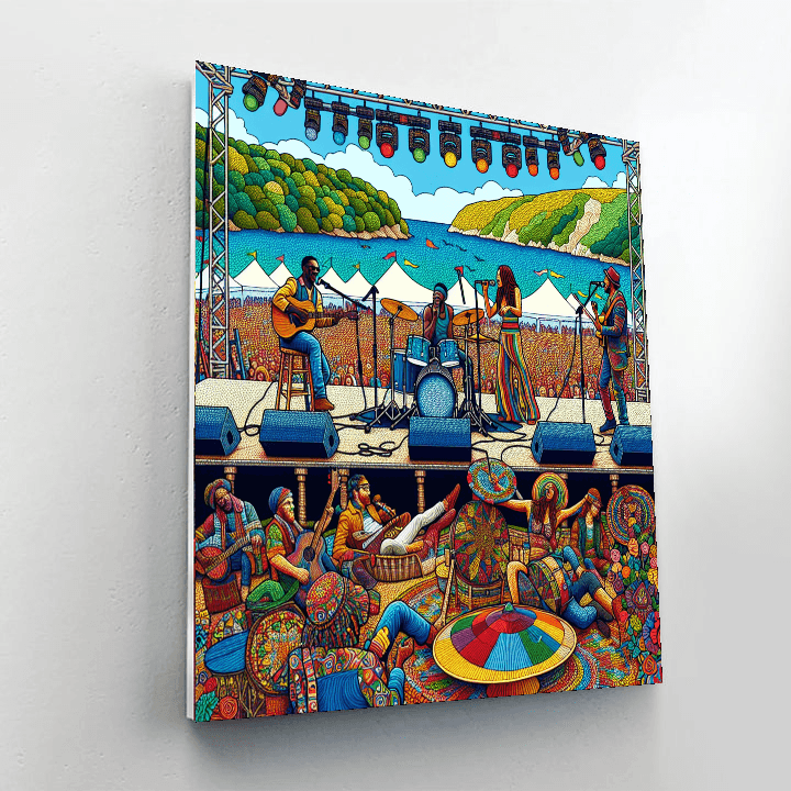 Isle Of Wight Festival - Uk Number Painting