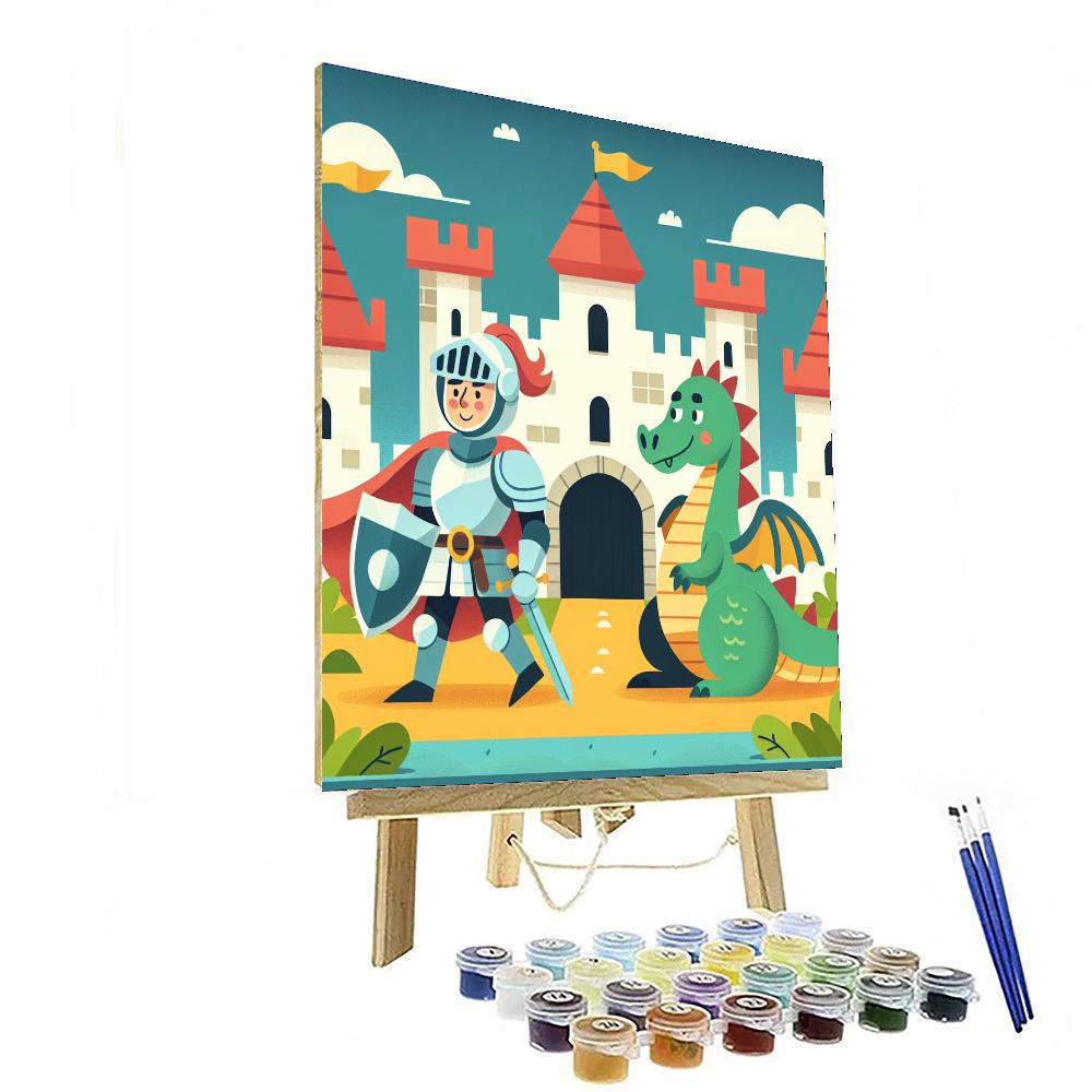 Castle Kingdom Quest Paint By Numbers