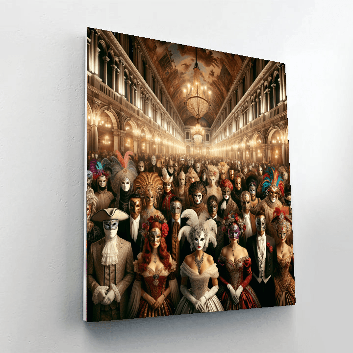 The Venice Carnival - Italy Paint By Color