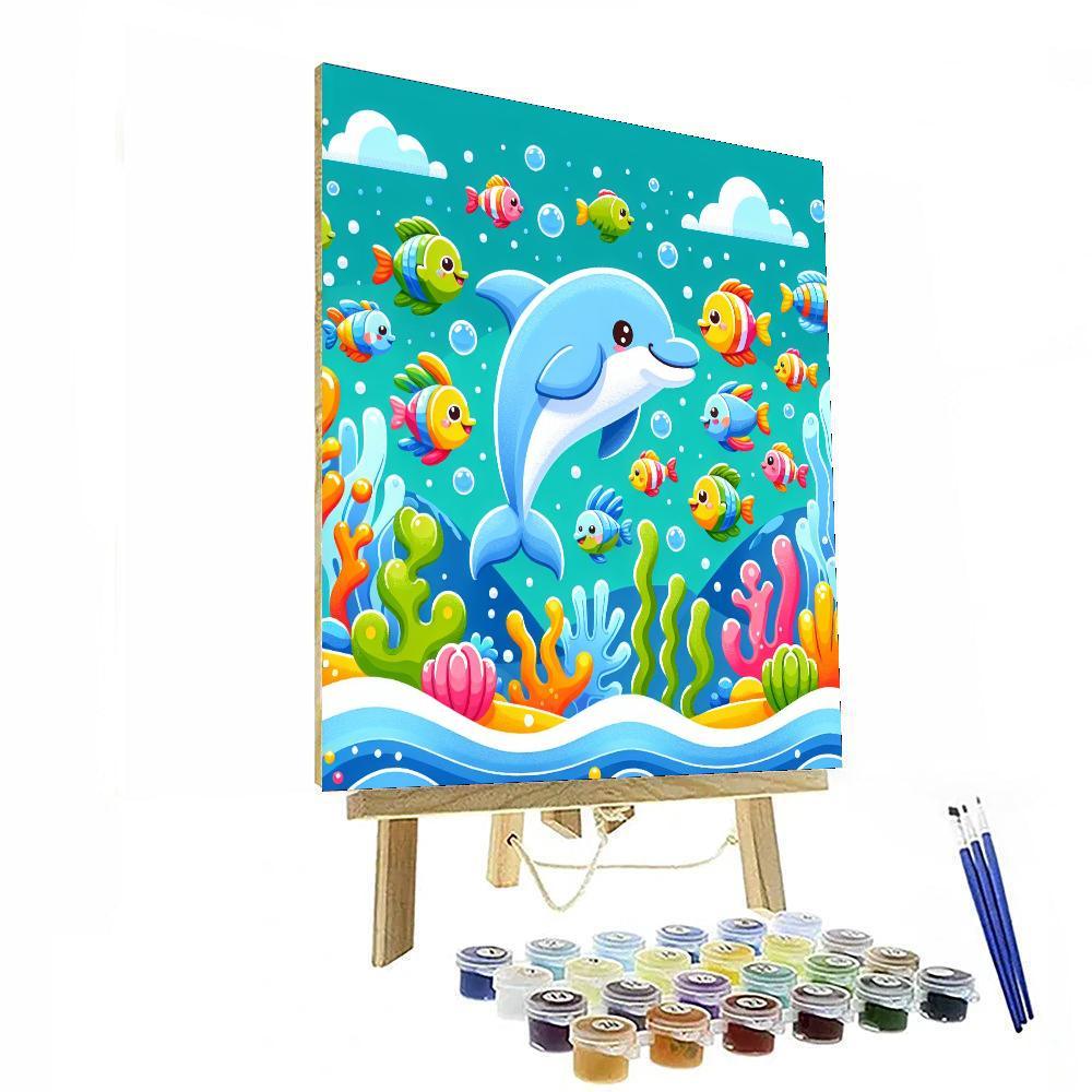 Underwater Adventure With Sea Life Paint By Number