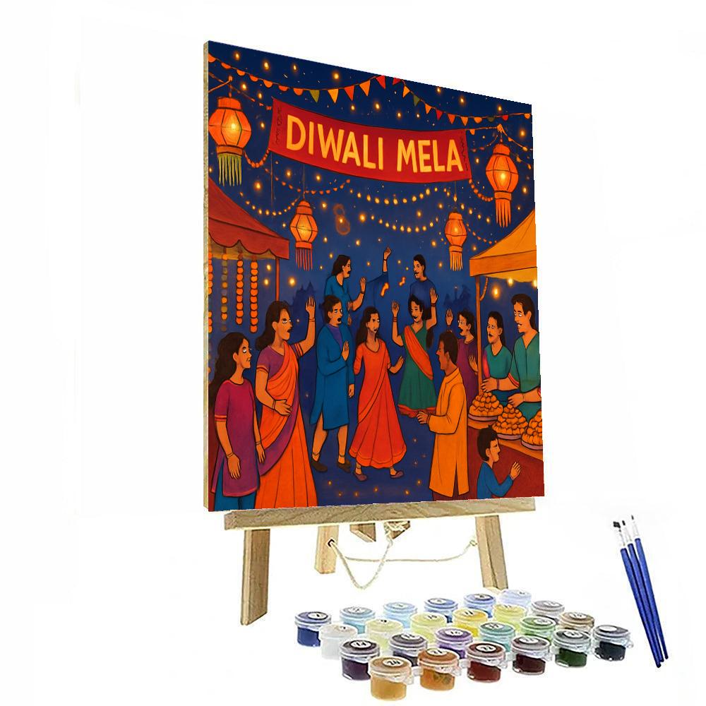 Diwali Mela - India Numbered Painting Kits