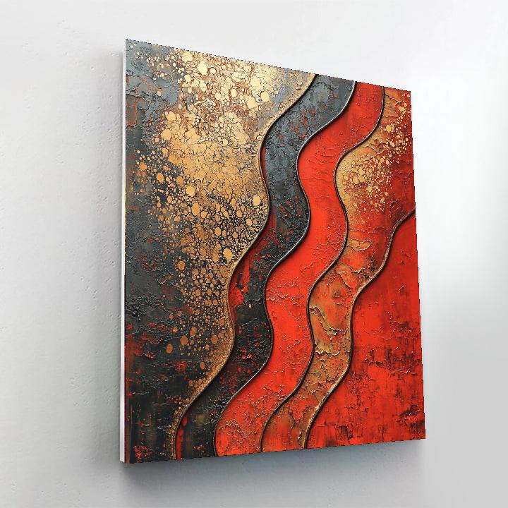 Gustav Klimt Inspired The Flow Of Emotion  Paint By Numbers Art