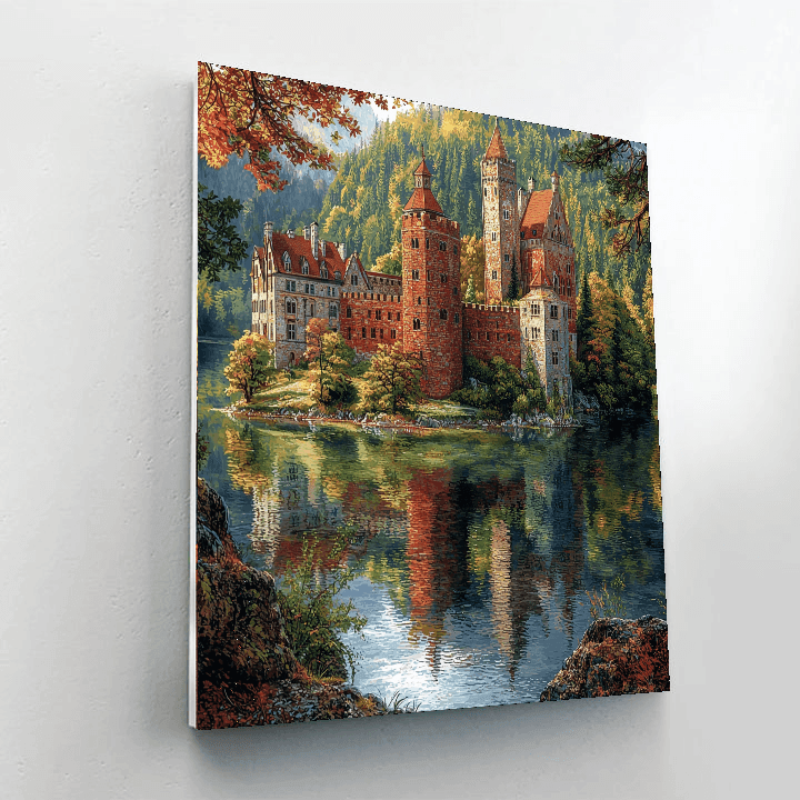 Trakai Island Castle DIY Paint By Numbers