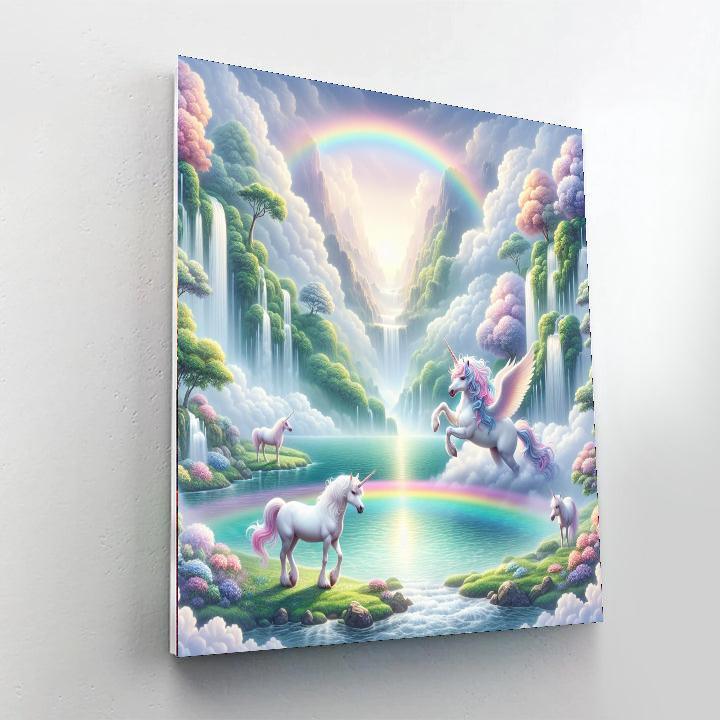 Mystical Unicorn Valley Numbered Painting Kits