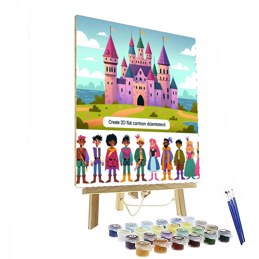 Fantasy Castle Capers DIY Paint By Numbers