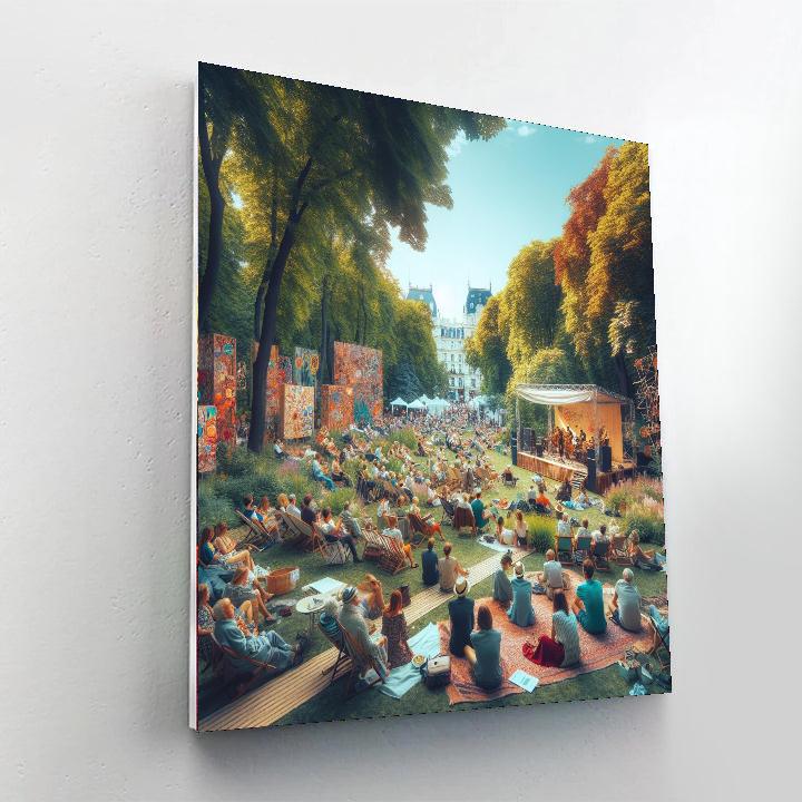 Jazz In The Park - Romania Paint By Color