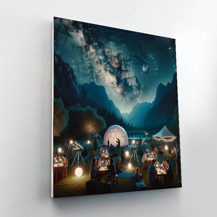 Jasper Dark Sky Festival Painting Number Kit