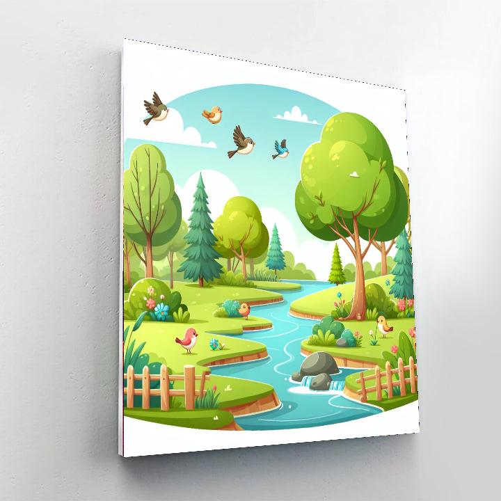 Harmony Hollow Paint By Numbers Art