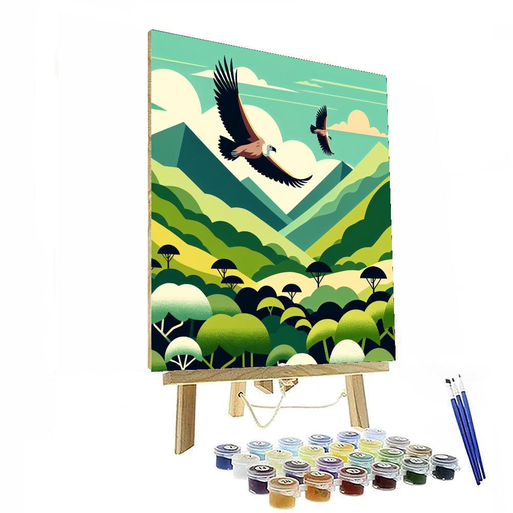 Velvet Valley Vultures Numbered Painting Kits