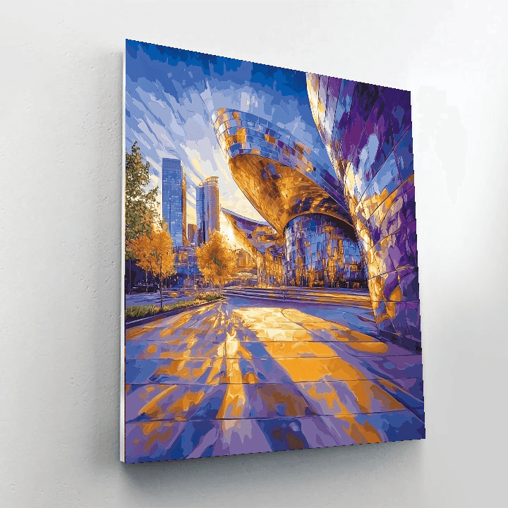 Museum Of Pop Culture - Seattle Painting By Numbers Kit