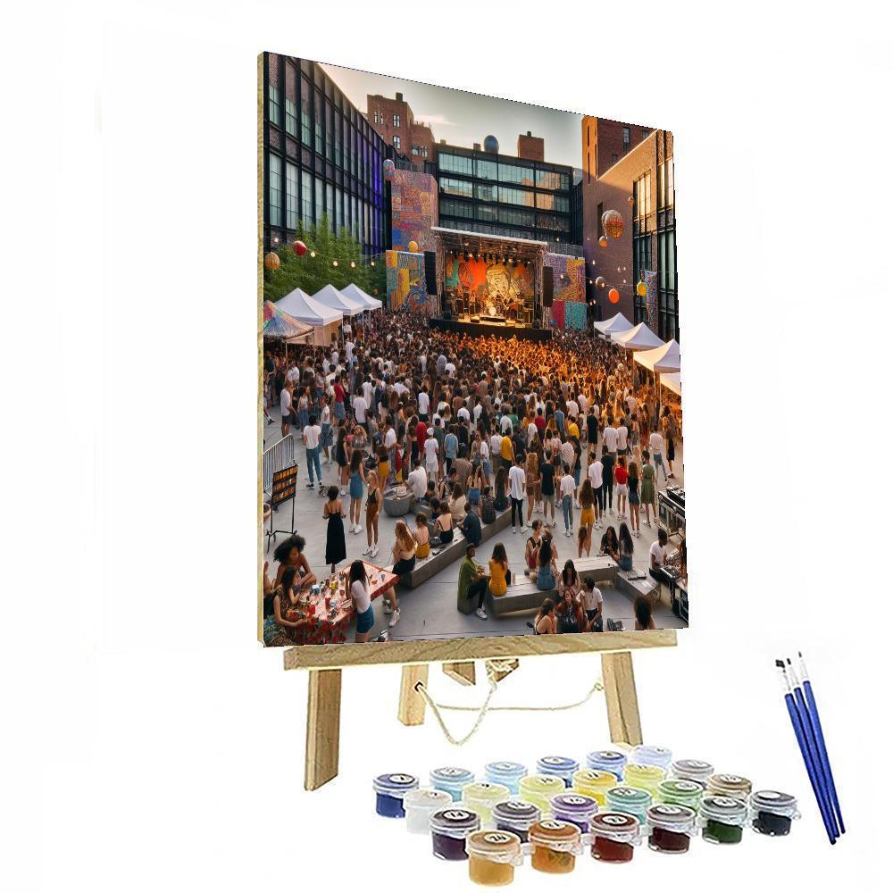 Moma Ps1 Warm Up - New York Paint By Numbers