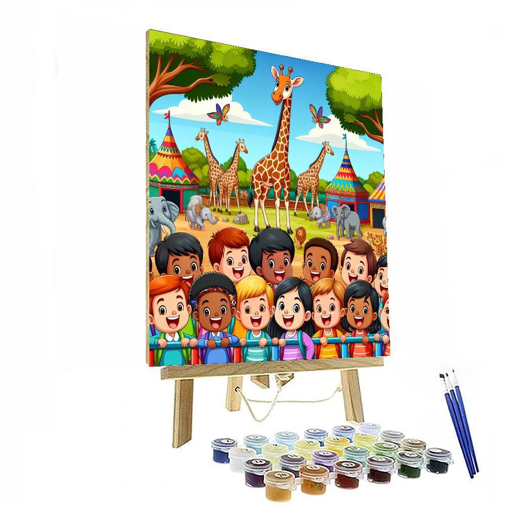 Amazing Zoo Adventure Paint By Numbers Kits