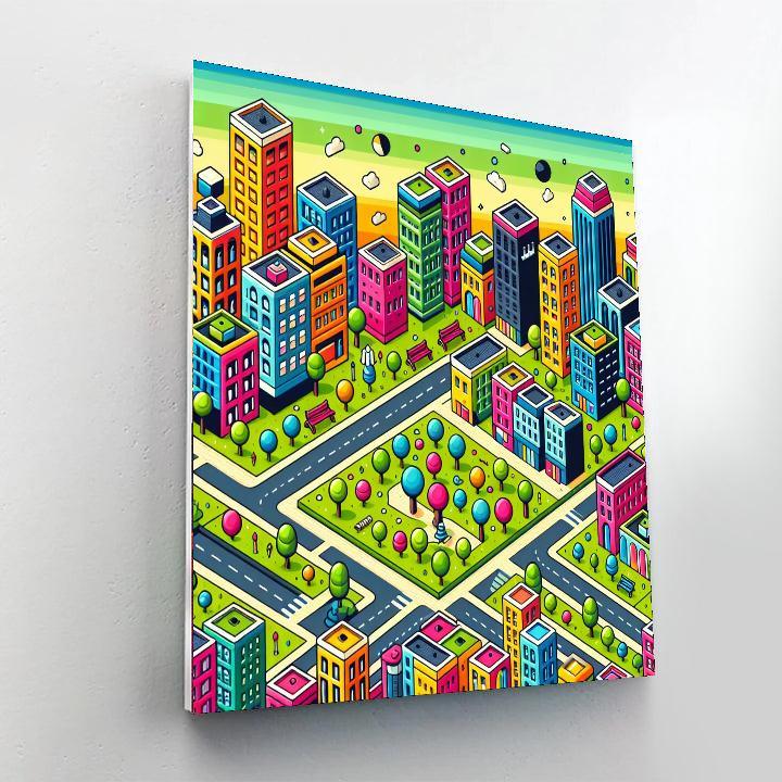 Cityscape Creators Paint By Numbers