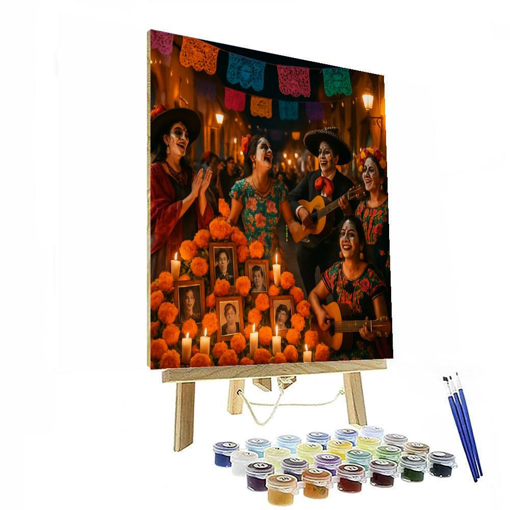 Festival Of The Dead Numbered Painting Kits