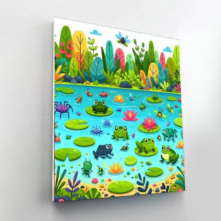 The Mysterious Swamp DIY Paint By Numbers