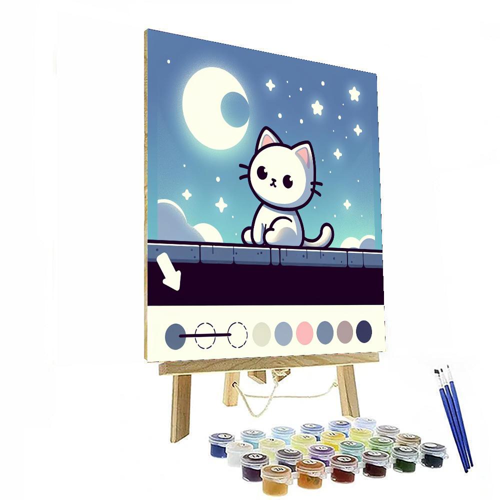 Curious Cat's Starry Night Paint By Color