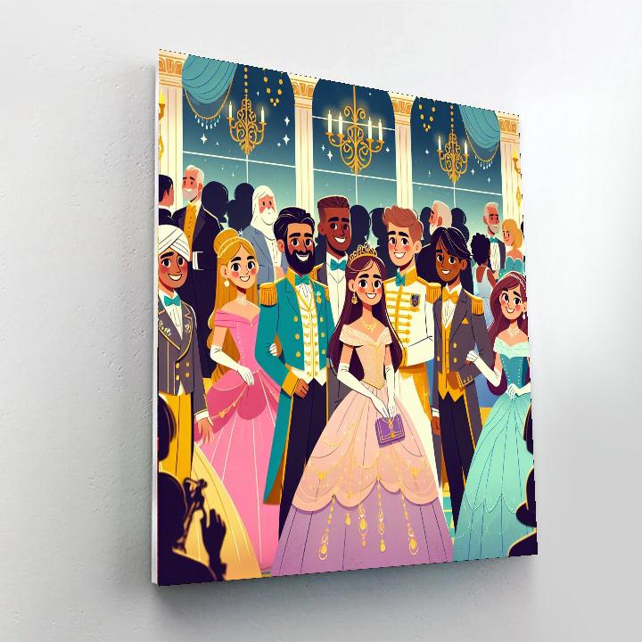 Fantasy Royal Ball Painting Number Kit